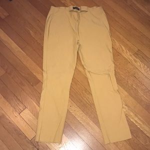 Yellow pull on skinnies